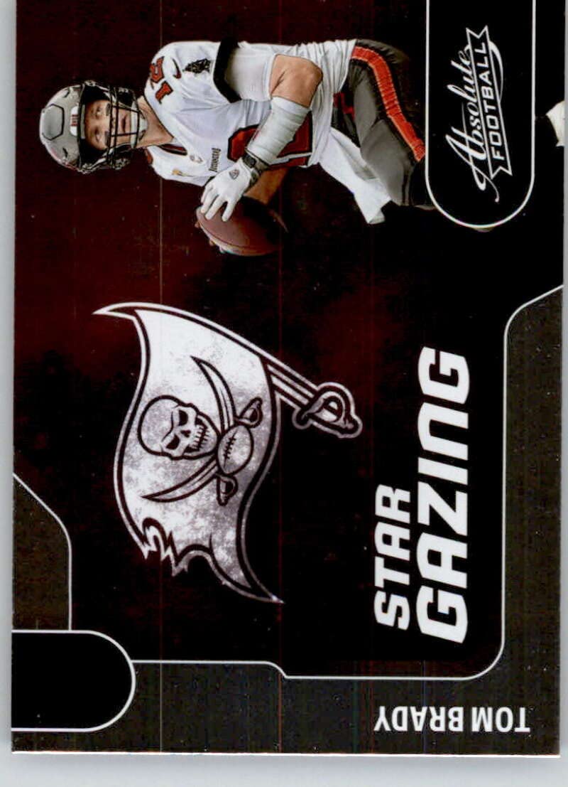 Amazon.com: 2022 Panini Absolute Star Gazing Football #9 Tom Brady
